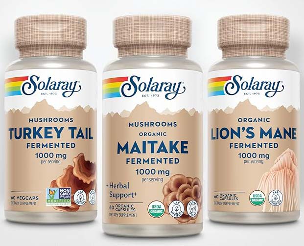 Descuento del 10% en Hongos de Solaray